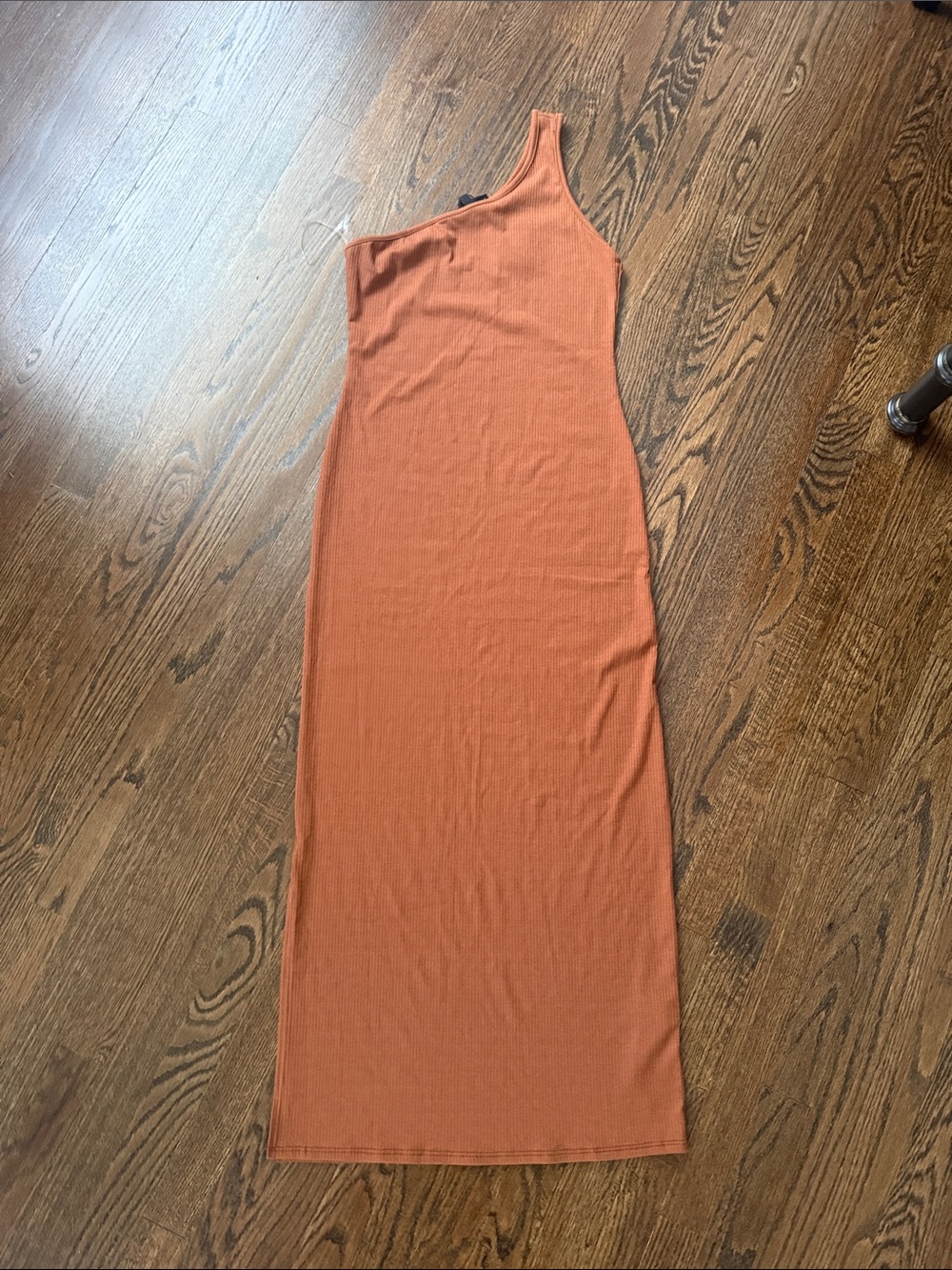 See You Monday Brown Costco One Shoulder Midi Dress